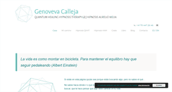 Desktop Screenshot of genovevacalleja.com
