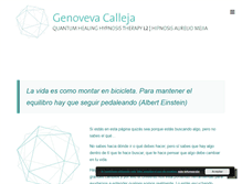 Tablet Screenshot of genovevacalleja.com